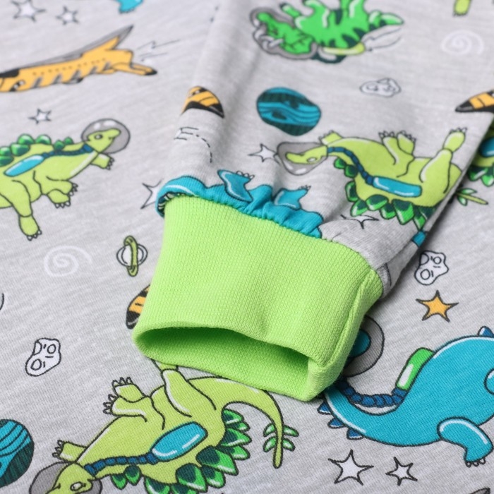 Пижама для мальчика &laquo;Эльф&raquo;, цвет серый, рост 110 см