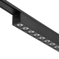 Светильник трековый ULTRA "Линза" LED 30Вт 3000K-5700К CRI90 черный 55,5х2,6х2,4см Светильник трековый ULTRA "Линза" LED 30Вт 3000K-5700К CRI90 черный 55,5х2,6х2,4см