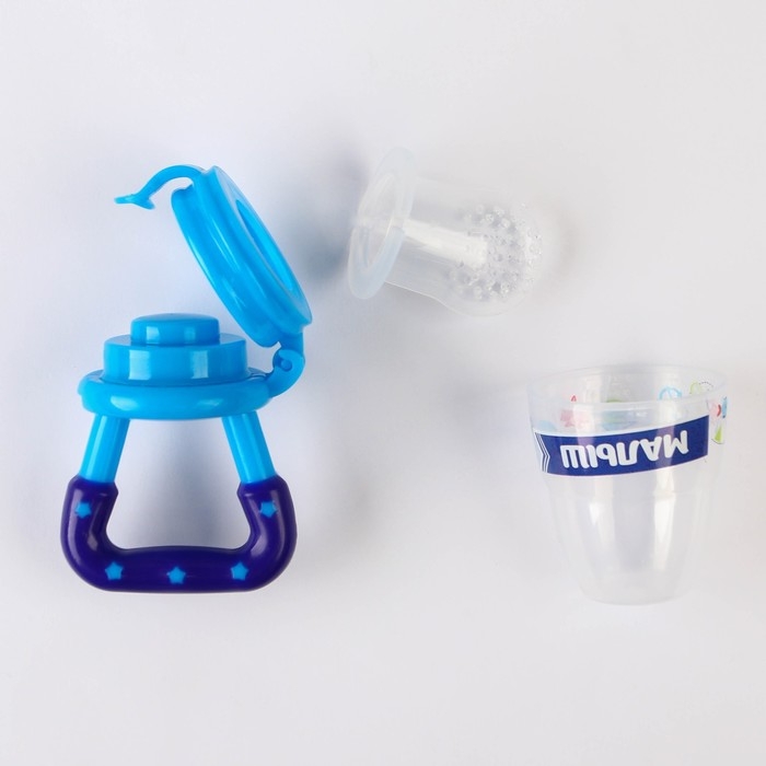 Ниблер «Малыш» с силиконовой сеточкой, цвет синий Ниблер «Малыш» с силиконовой сеточкой, цвет синий