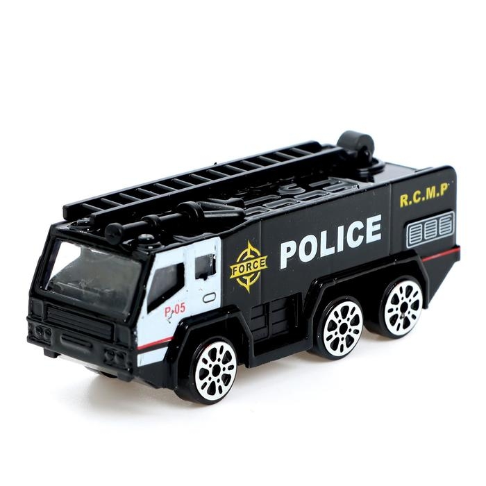 Машина металлическая &laquo;Полиция&raquo;, масштаб 1:64, цвет МИКС, на блистере