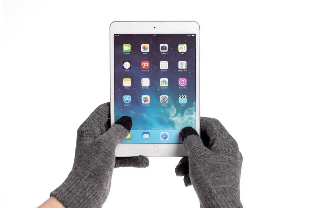 Перчатки сенсорные Urban Flow, темно-серый меланж, размер L/XL