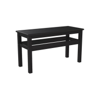 Банкетка,450х330х800,Чёрная/Массив берёзы