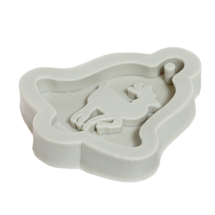 Набор для опытов «Ёлочные игрушки», из эпоксидной смолы, колокольчик с оленем Набор для опытов «Ёлочные игрушки», из эпоксидной смолы, колокольчик с оленем