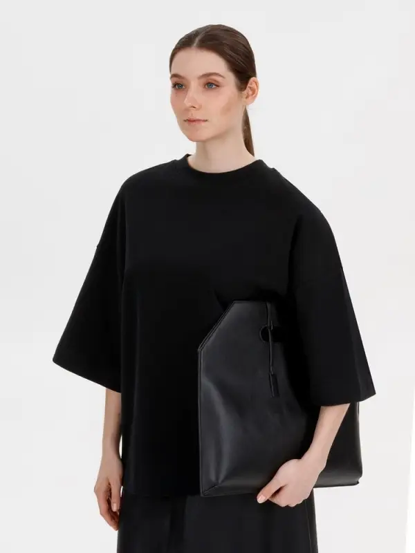 Сумка-папка Romance, черная