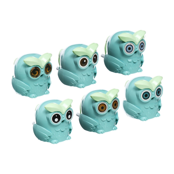 Точилка механическая с контейнером Сова Зеленая Точилка механическая с контейнером Сова Зеленая