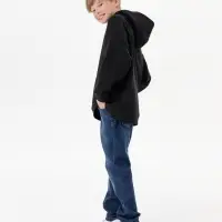 Худи детское оверсайз Houdini, черное, 6 лет