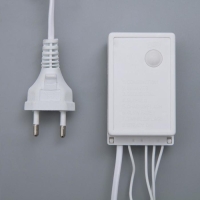 Гирлянда &laquo;Бахрома&raquo; 4 &times; 0.6 м, IP44, белая нить, 180 LED, свечение тёплое белое, 8 режимов, 220 В