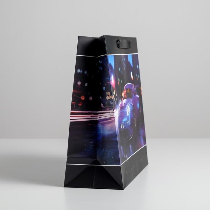 Пакет подарочный ламинированный квадратный, упаковка, Stay Fast, 30 х 30 х 12 см Пакет подарочный ламинированный квадратный, упаковка, Stay Fast, 30 х 30 х 12 см