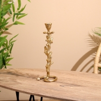 Подсвечник "Фьюри" алюминий 10х11,5х30 см Подсвечник "Фьюри" алюминий 10х11,5х30 см