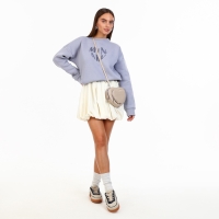 Сумка женская кросс-боди на молнии, цвет бежевый Сумка женская кросс-боди на молнии, цвет бежевый