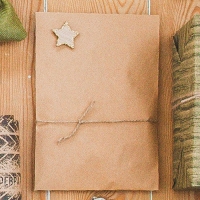 Бумага упаковочная крафт без печати, 70 г/м&sup2; , 0,70 х 10 м