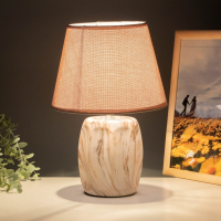 Лампа настольная 16616/1BE E14 40Вт бежевый 22,5х22,5х34 см RISALUX