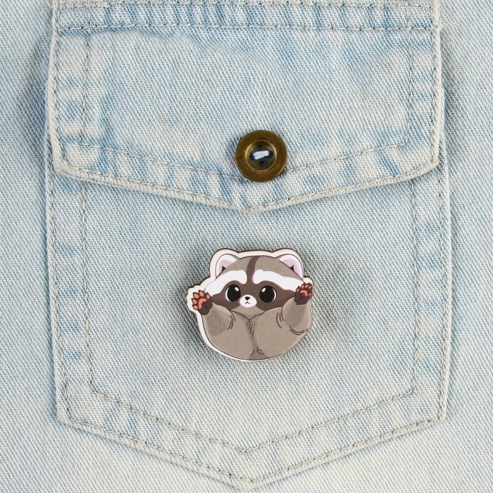 Значок деревянный &laquo;Хочу на ручки&raquo;, 3 х 2,8 см