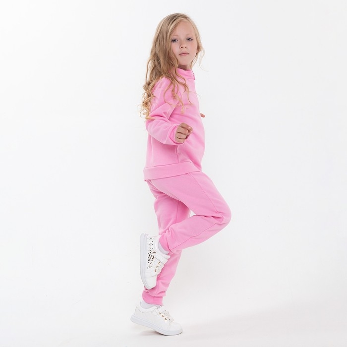 Костюм (джемпер, брюки) детский НАЧЁС, цвет розовый, рост 92 см
