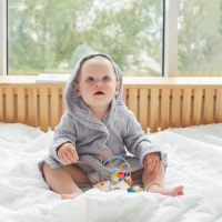 Халат детский муслиновый LoveLife (6 лет, рост 116-122 см), цвет серый, 100% хлопок, 235 гр/м2 Халат детский муслиновый LoveLife (6 лет, рост 116-122 см), цвет серый, 100% хлопок, 235 гр/м2