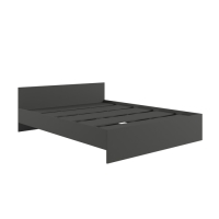 Спальный гарнитур Мадера, Шкаф 4хств, Кровать 1,6х2, Комод 4 ящ, тумба прикроват 2 шт Графит Спальный гарнитур Мадера, Шкаф 4хств, Кровать 1,6х2, Комод 4 ящ, тумба прикроват 2 шт Графит