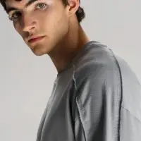 Свитшот унисекс Vozduh, светло-серый, размер XS/S