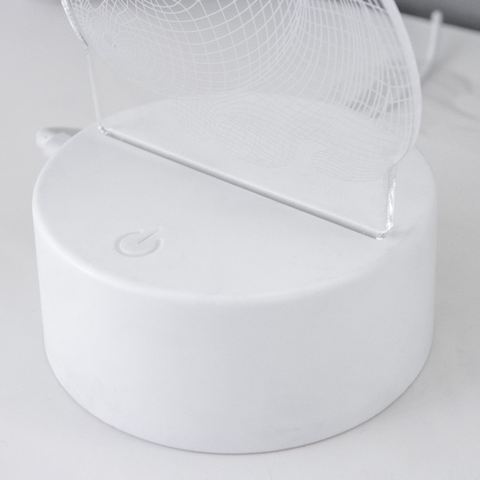 Светильник сенсорный "Кролик" LED 7 цветов USB/от батареек белый