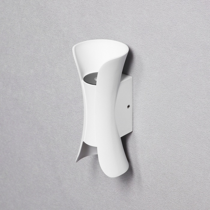 Светильник фасадный &laquo;Элегант&raquo;, FSD-091, 6 Вт, 3000К, IP65, 220 В, металл, белый