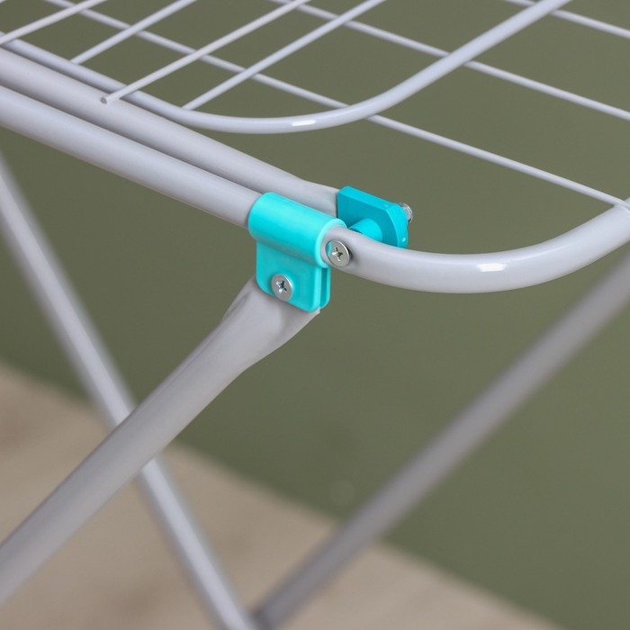 Сушилка для белья напольная, 220×50×90 см, 25 м, цвет хром Сушилка для белья напольная, 220×50×90 см, 25 м, цвет хром