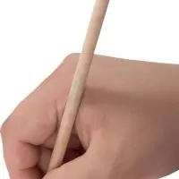 Карандаш простой Hand Friend с ластиком, неокрашенный