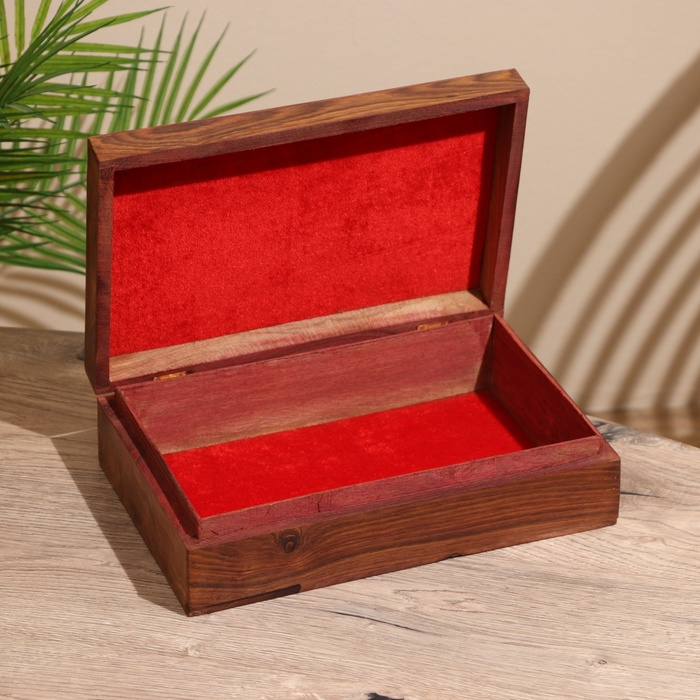 Шкатулка Шкатулка "Лепестки" дерево 30х20х9 см