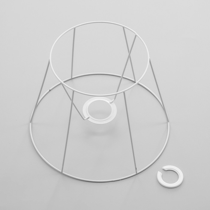 Каркас-основа абажура для настольной лампы Каркас-основа абажура для настольной лампы "Классика" Е27/Е14 25х25х19см