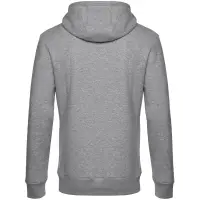 Толстовка с капюшоном унисекс King, серый меланж, размер 4XL