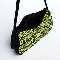 Сумка женская багет из текстиля, «Эйфория», 23х13х5 см. Сумка женская багет из текстиля, «Эйфория», 23х13х5 см.