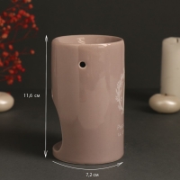 Аромалампа керамика "Расслабься и отдохни" 7,2х7,2х11,6 см Аромалампа керамика "Расслабься и отдохни" 7,2х7,2х11,6 см