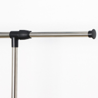 Стойка - вешалка для одежды Доляна, подставка для обуви, телескопическая балка 80(145) см, высота 90(160) см, ширина 43 см