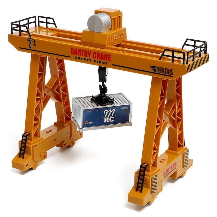 Кран на радиоуправлении &laquo;Козловой&raquo;, работает от аккумулятора