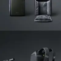 Рюкзак FlipPack, черный с зеленым