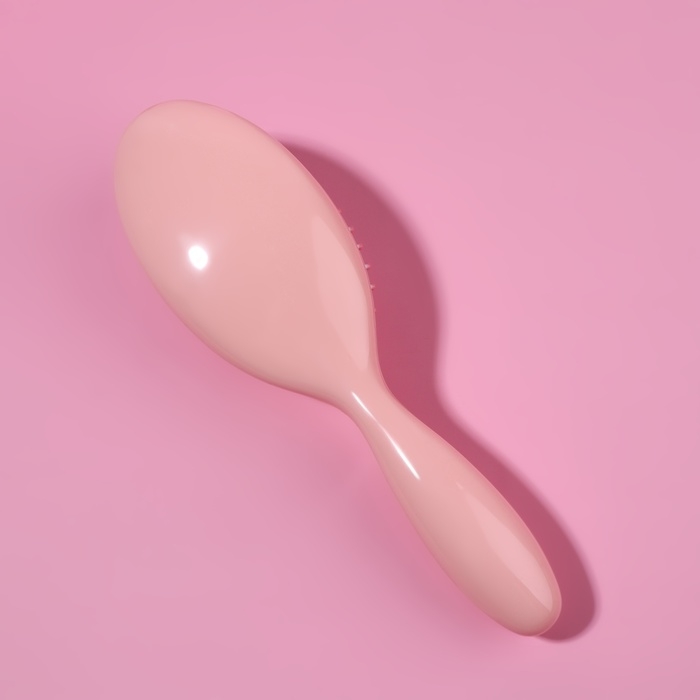 Расчёска массажная, 5,5 × 19 см, цвет розовый Расчёска массажная, 5,5 × 19 см, цвет розовый