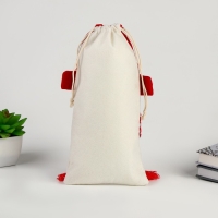 Новый год! Мешок для подарков &laquo;Снеговик с шарфиком&raquo;