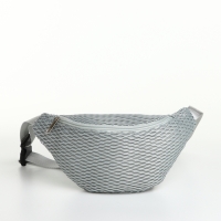 Поясная сумка на молнии, цвет серый Поясная сумка на молнии, цвет серый