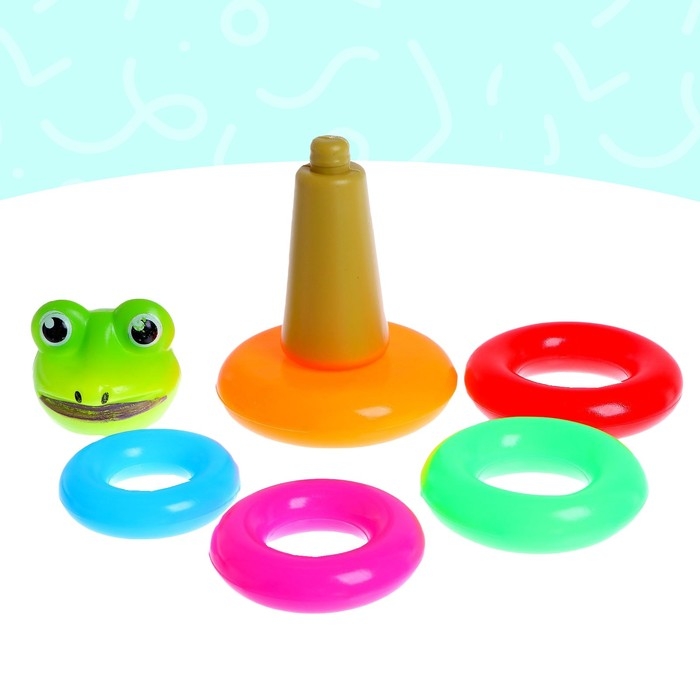 Пирамида &laquo;Лягушка&raquo;, 5 колец