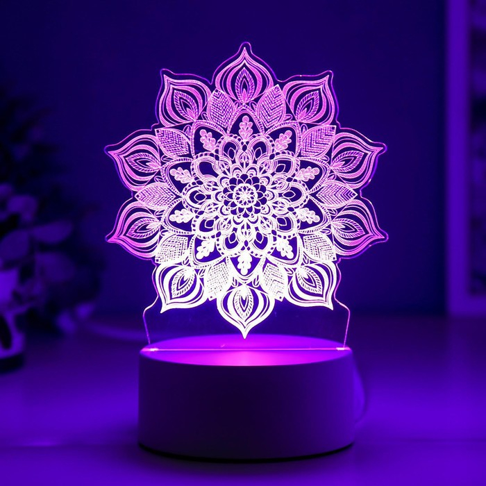 Светильник "Сандала" LED RGB от сети 9,5х12,5х17 см RISALUX