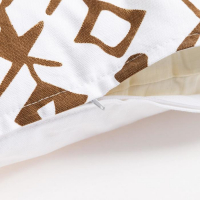 Наволочка декоративная 40х40 см, Ethnos beige, 100% хлопок Наволочка декоративная 40х40 см, Ethnos beige, 100% хлопок