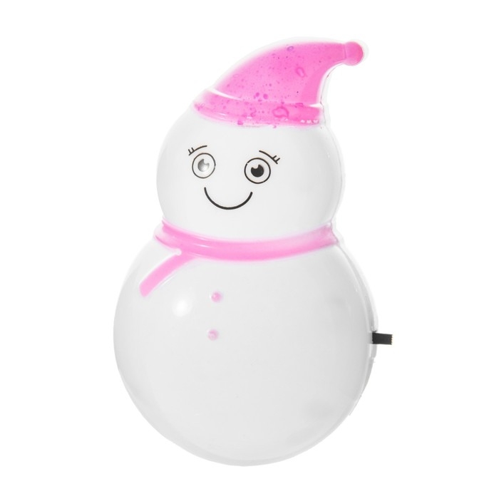 Ночник Ночник "Снеговик" LED 3х7х10см RISALUX