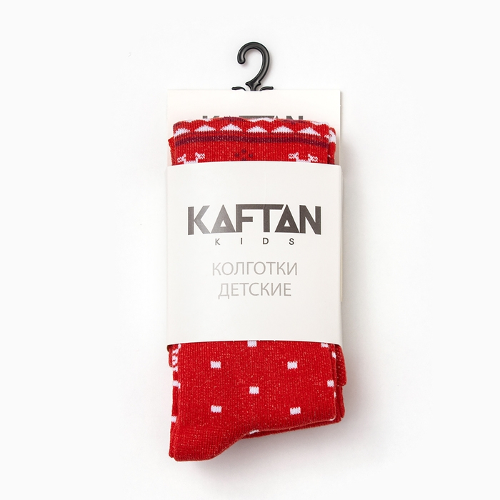 Новый год.Колготки детские KAFTAN "New Year" 92-98 см, красный