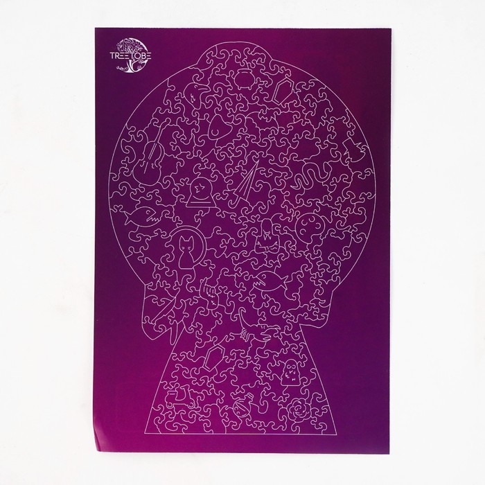 Пазлы деревянные фигурный &laquo;Паутинка&raquo;, 183 элемента