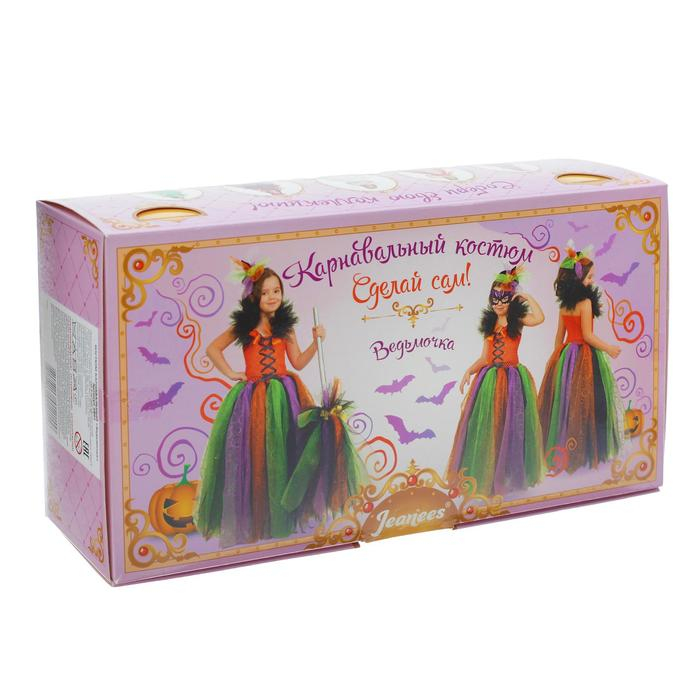 Карнавальный костюм &laquo;Ведьмочка&raquo;, сделай сам, корсет, ленты, брошки, аксессуары