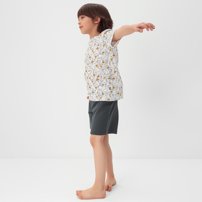 Пижама детская (футболка и шорты) KAFTAN Gussi, р-р30 (98-104) Пижама детская (футболка и шорты) KAFTAN Gussi, р-р30 (98-104)