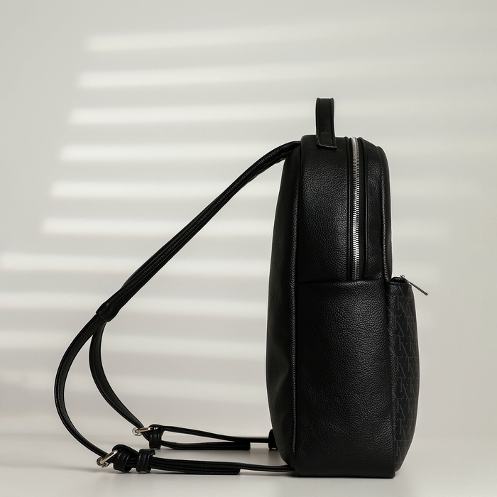 Рюкзак женский городской, TEXTURA, цвет чёрный