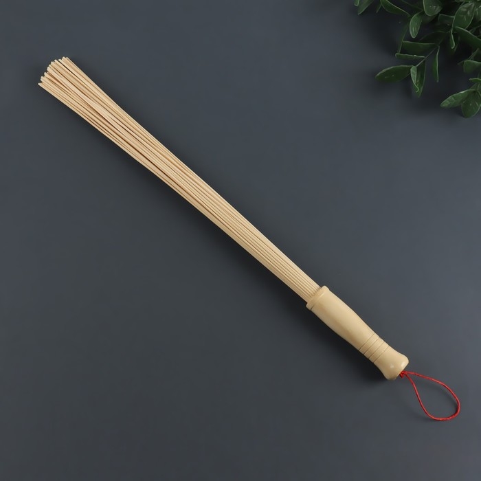 Массажёр «Венчик», 57 × 4 см, универсальный, с подвесом, деревянный Массажёр «Венчик», 57 × 4 см, универсальный, с подвесом, деревянный