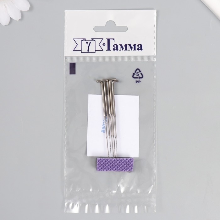 Иглы для валяния (фелтинга) Gamma № 60 (набор 5 шт) Иглы для валяния (фелтинга) Gamma № 60 (набор 5 шт)