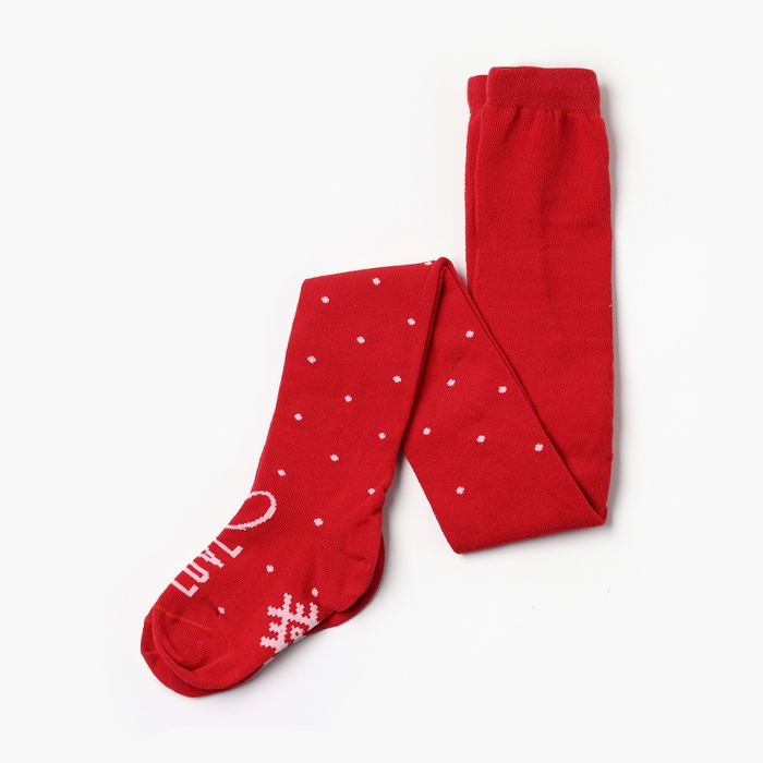 Колготки детские KAFTAN Колготки детские KAFTAN "Love" 116-122 см, красный