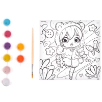 Картина по номерам для детей &laquo;Летнее счастье&raquo;, 15 х 15 см