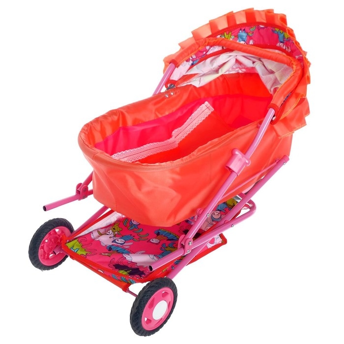 Коляска кукольная № 10, цвета МИКС Коляска кукольная № 10, цвета МИКС